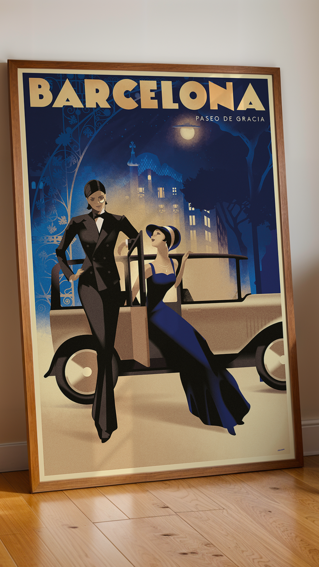 "Bona Nit", Paseo de Gracia, Barcelona.