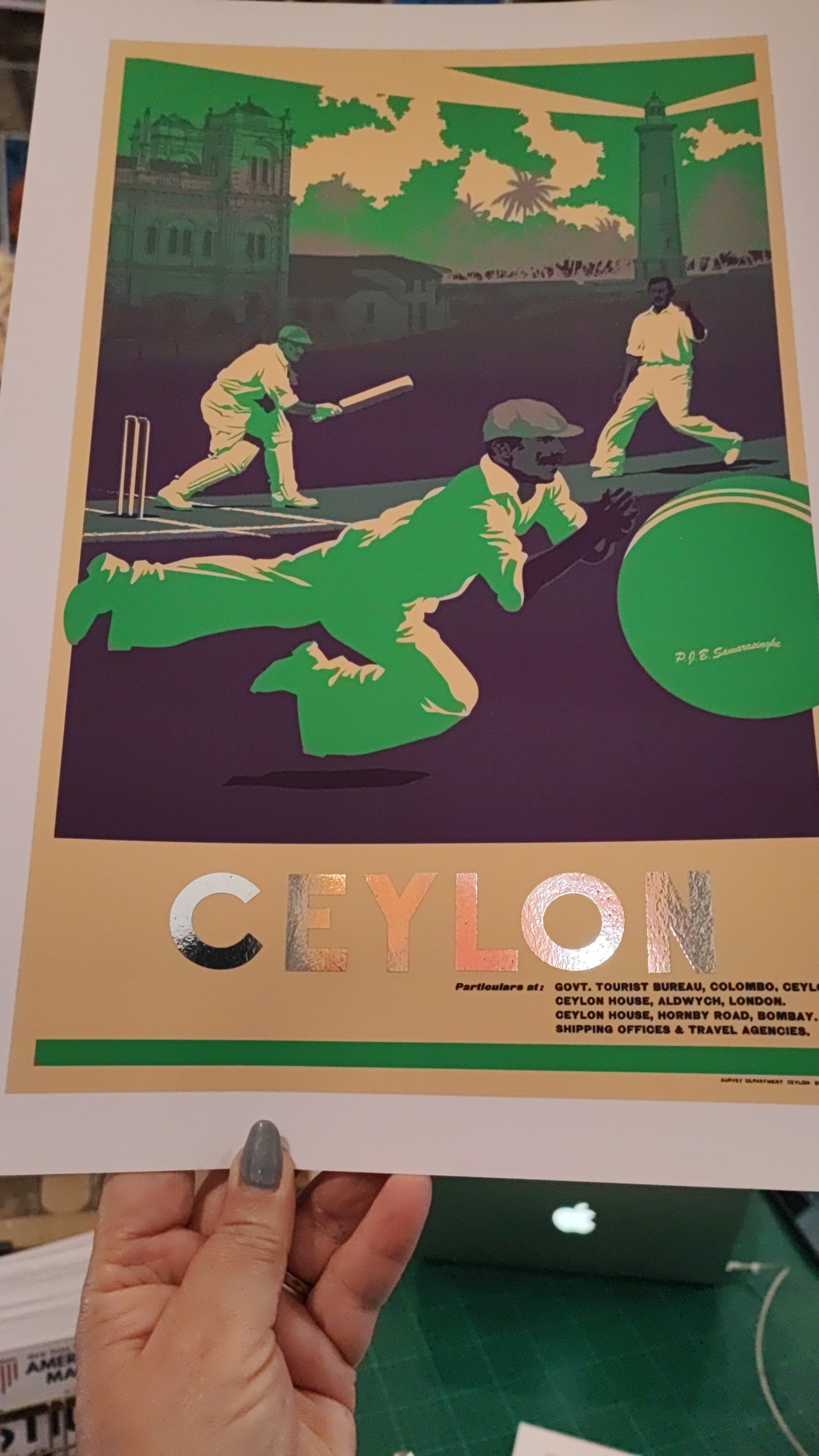 Bad Light - The Esplanade Galle Cricket Club, 1930s.