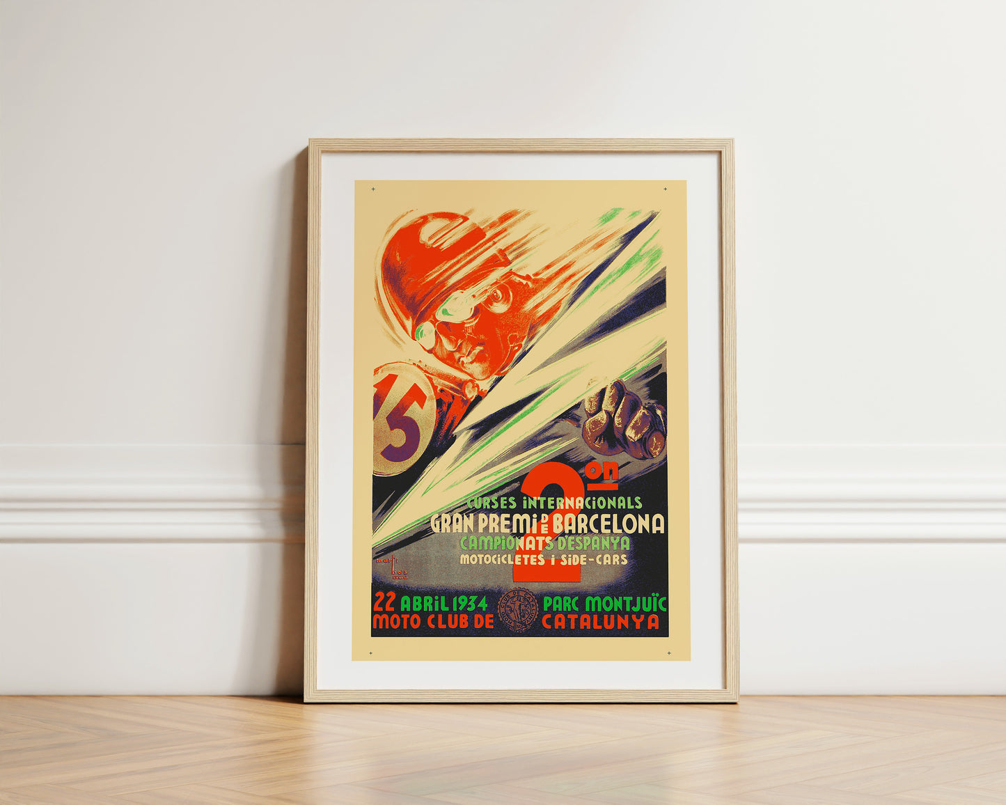 Gran Premi de Barcelona, Motocicletes, 1934.