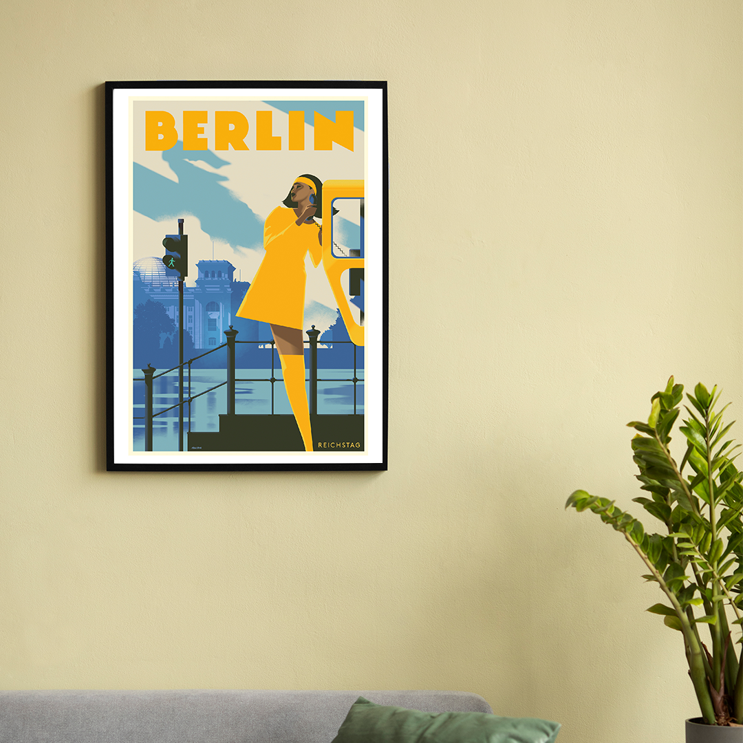 Berlin Calling, Telefonzelle, Reichstag, Berlin, Germany.