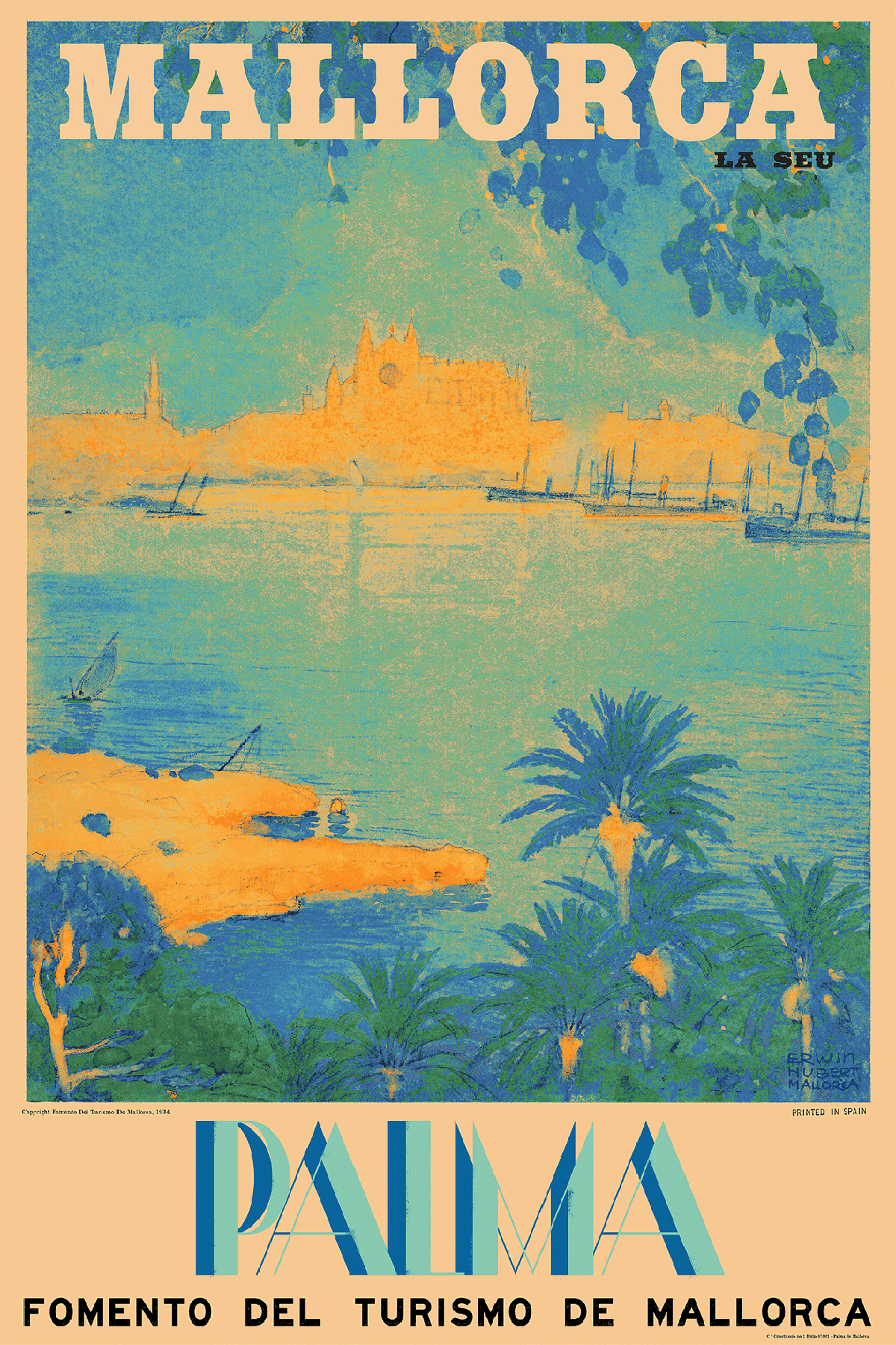 Catedral La Seu, Palma De Mallorca, 1930s.