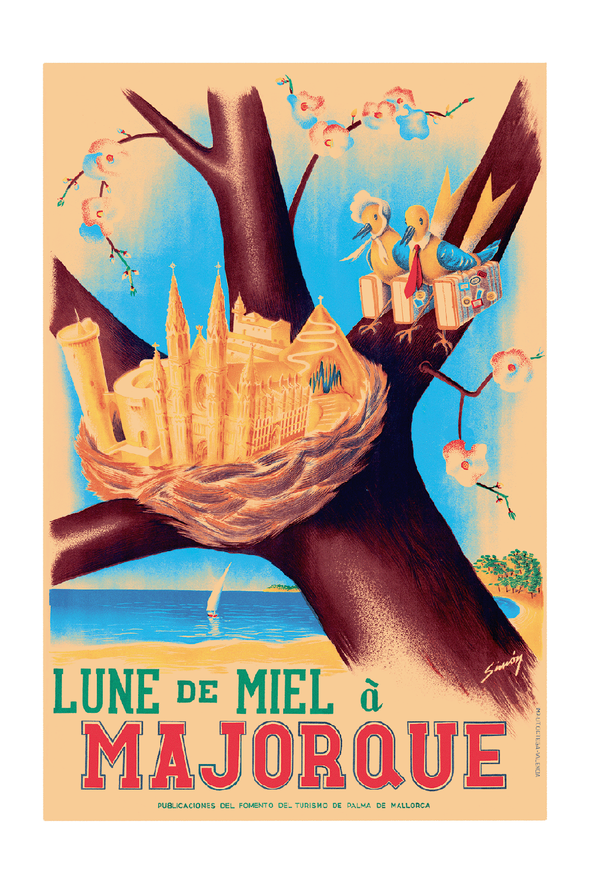 Lune De Miel À Majorque, 1950s.