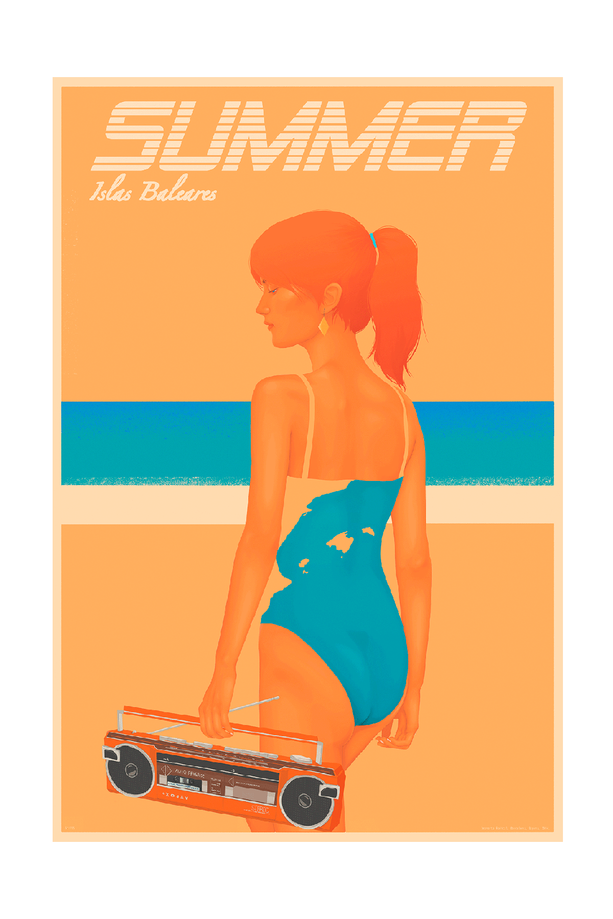 Ghetto Girl, Islas Baleares, 1980s.