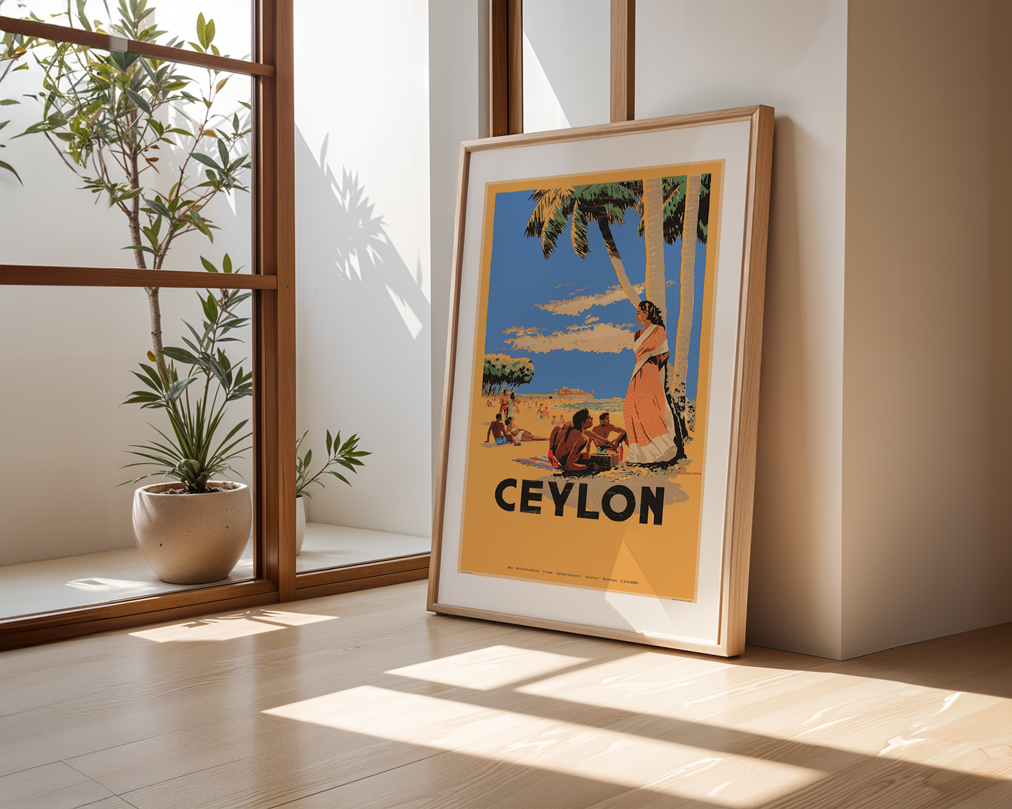 Mount Lavinia Beach, Ceylon, 1948.