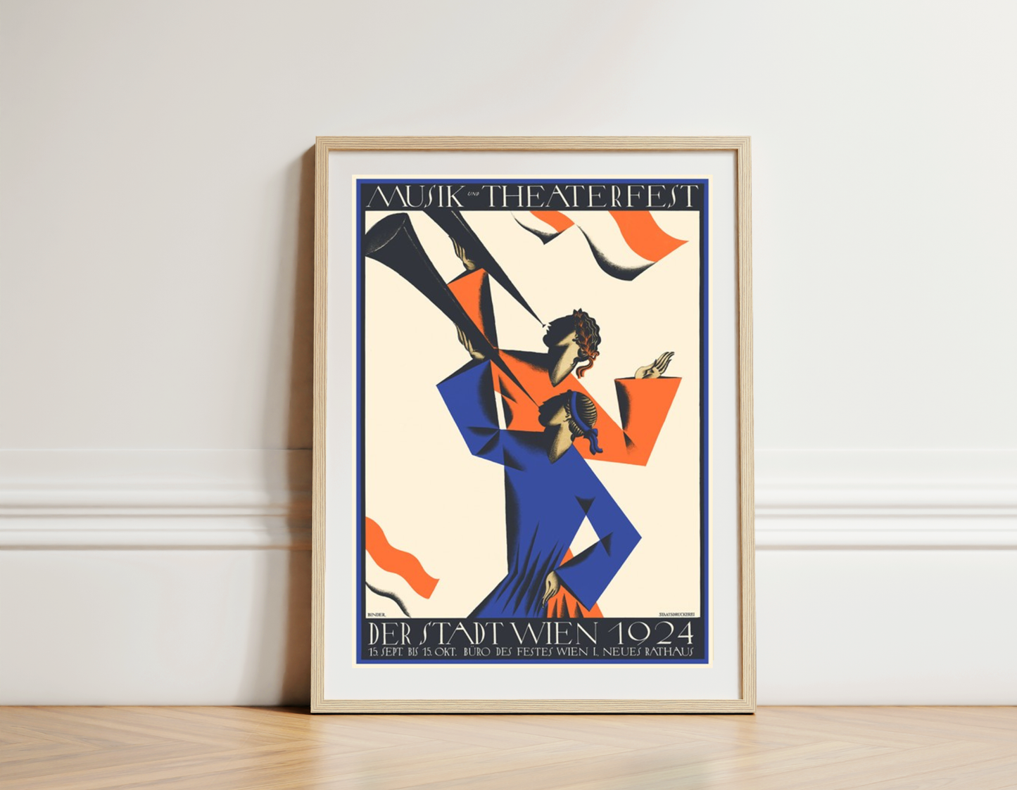 Musik und Theaterfest, Wien, Austria, 1924.