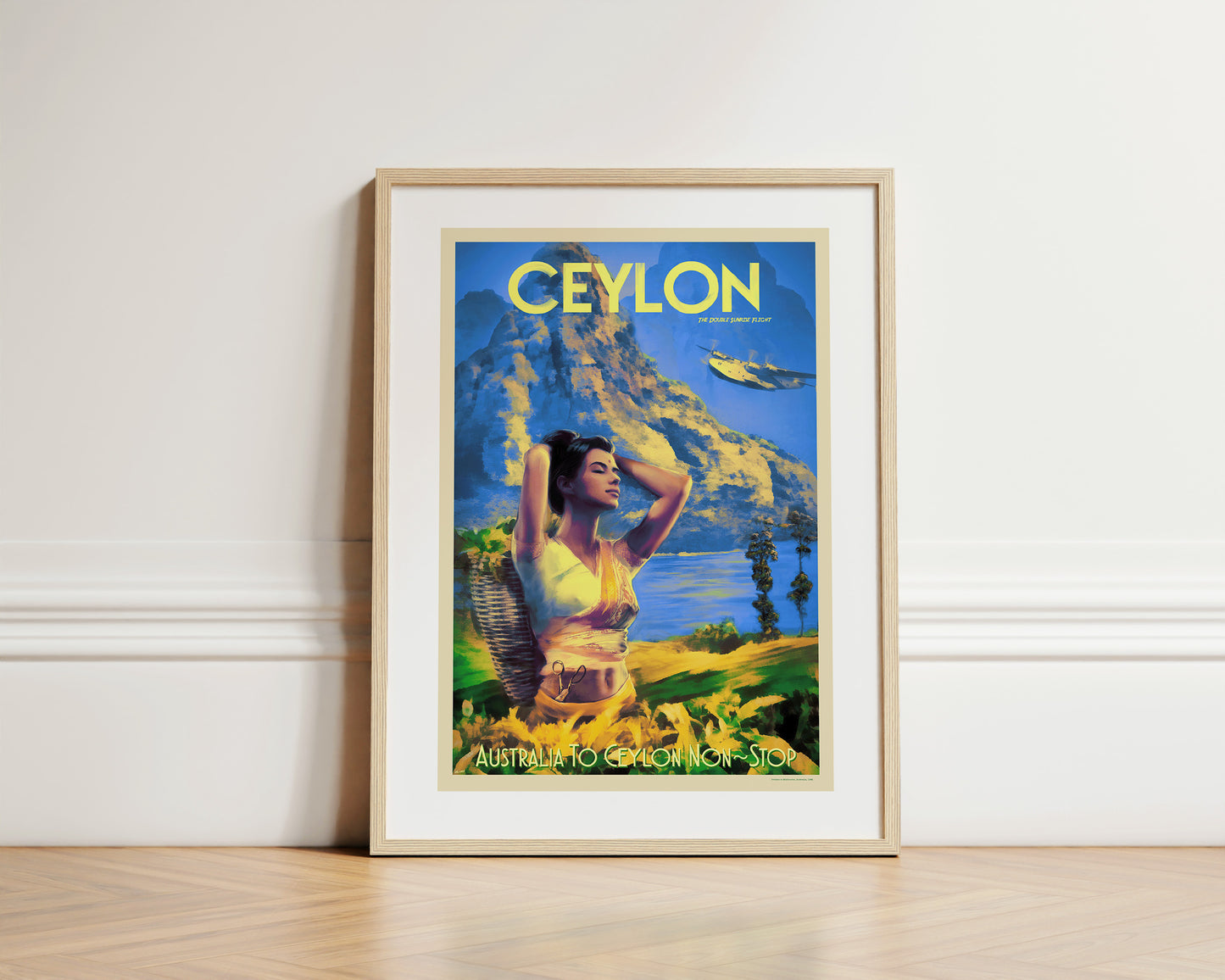 Double Sunrise, Ceylon, 1940s.