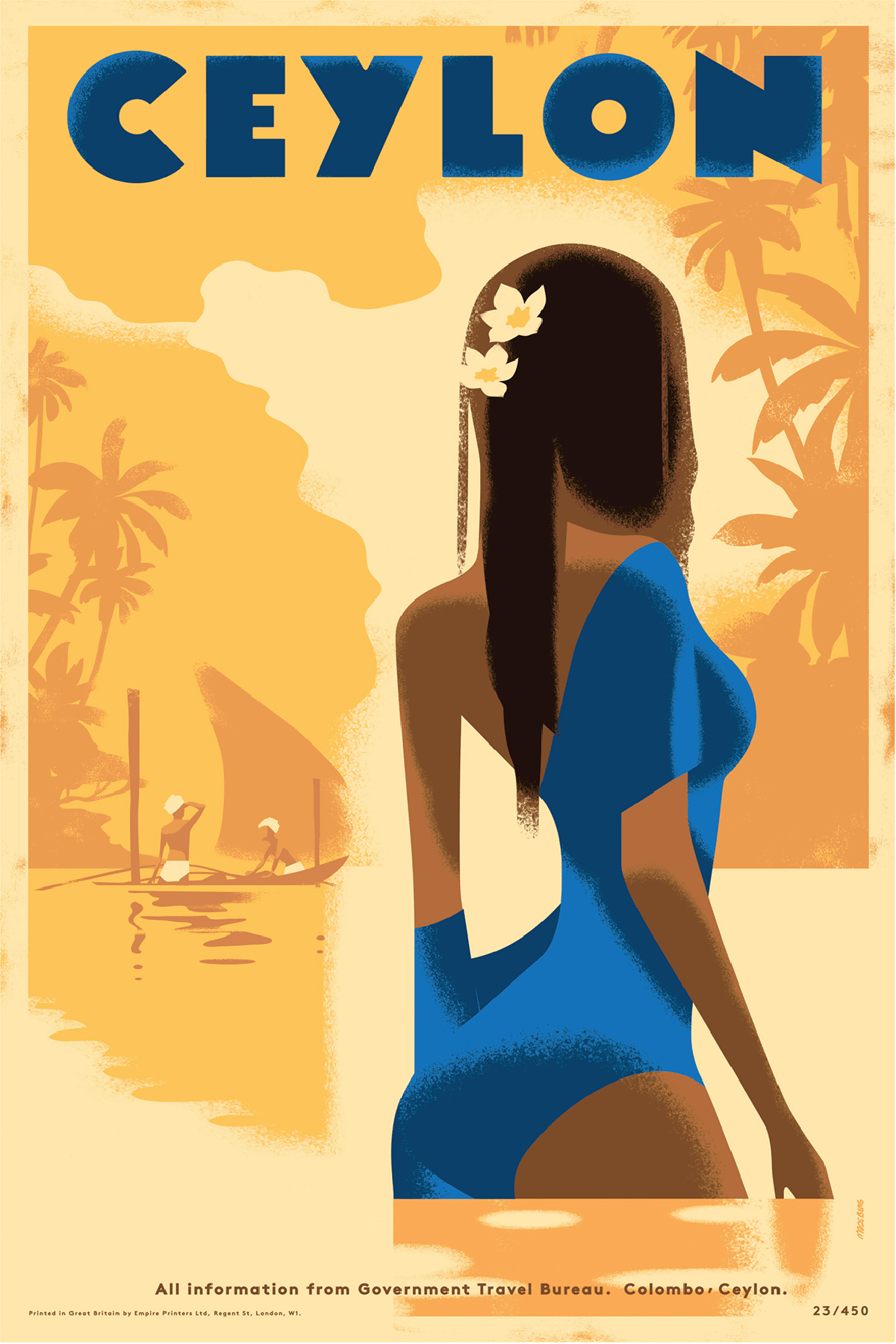 Ceylon (Just After Sunrise) - Nadeeshika, 1950s.