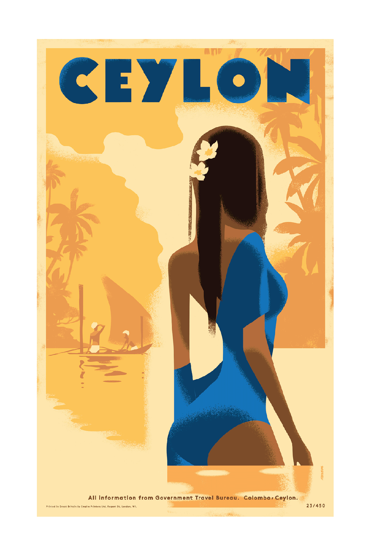 Ceylon (Just After Sunrise) - Nadeeshika, 1950s.