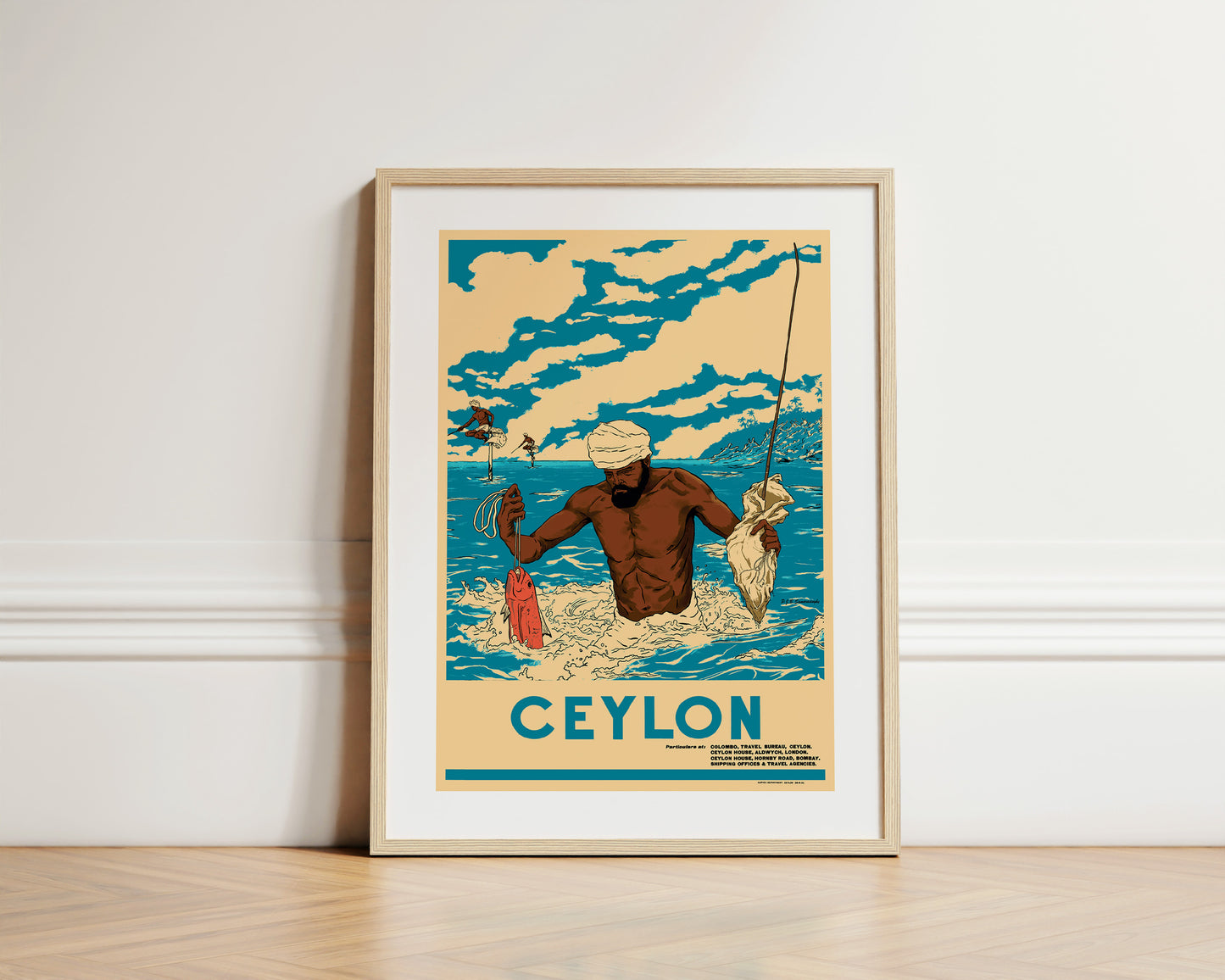 Red Snapper, Weligama (Stilt Fishing), Ceylon, 1938.