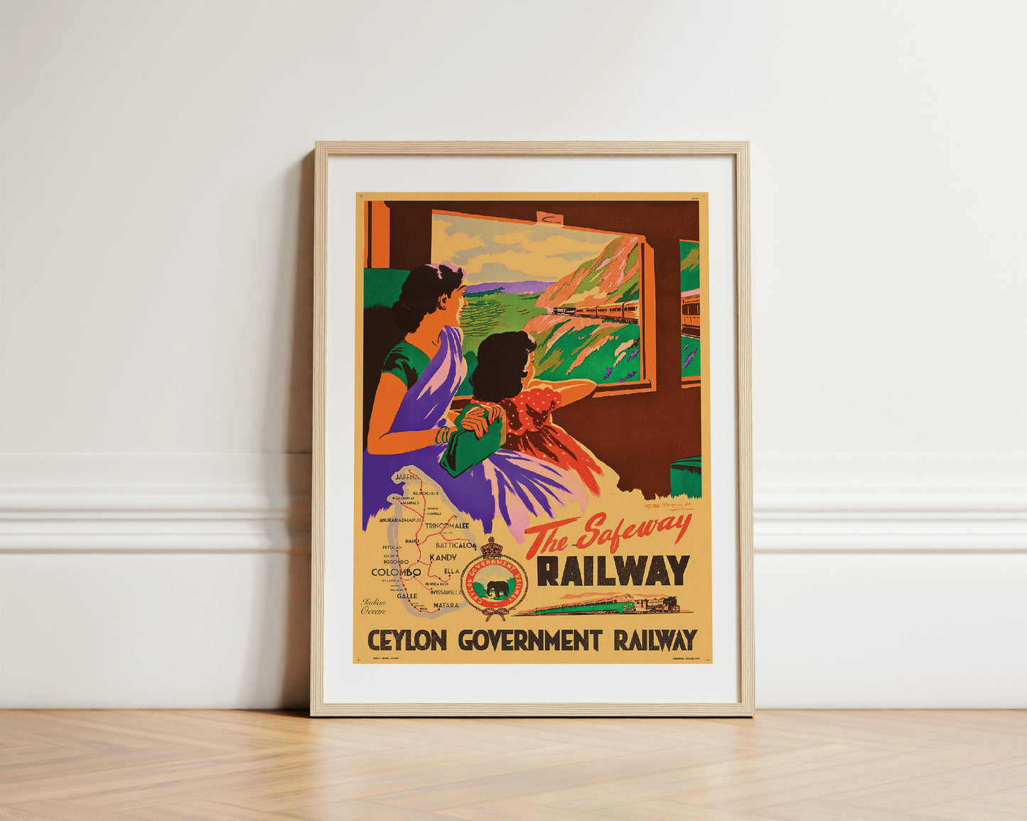 The Safeway Railway, Colombo Fort to Kandy, Ella and Badulla Via the Podi Manike, 1948.