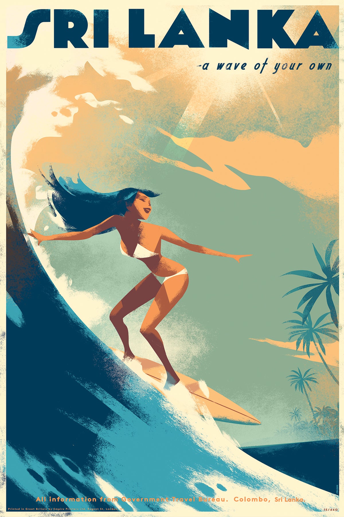 "A Wave of your Own", Talpe Beach, Sri Lanka.