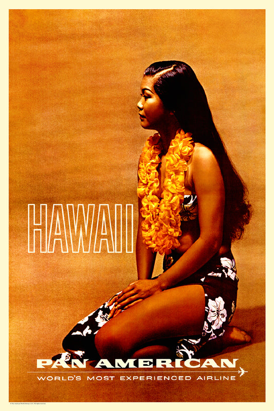 Hawaii, Pan Am, 1960s. [Lei]