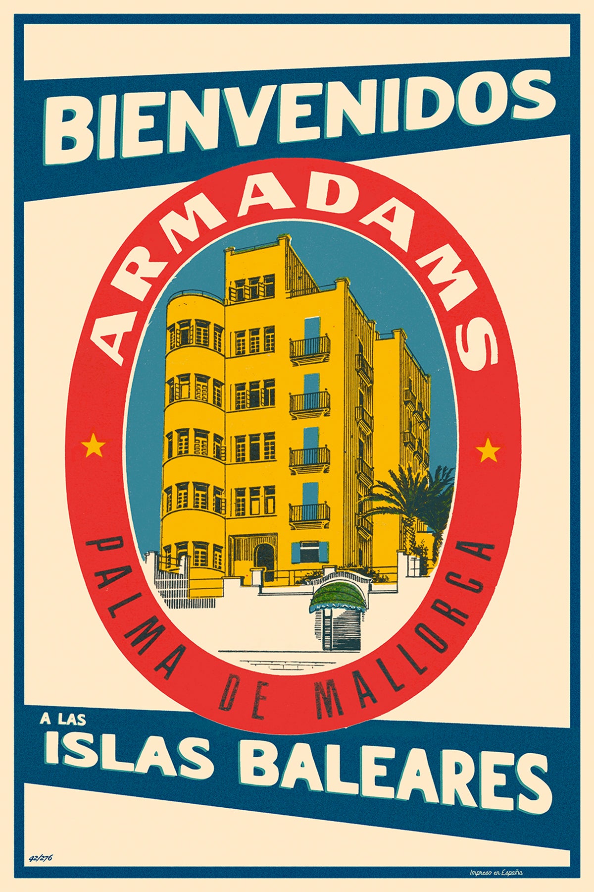 Hotel Armadams, Palma de Mallorca, 1960s.