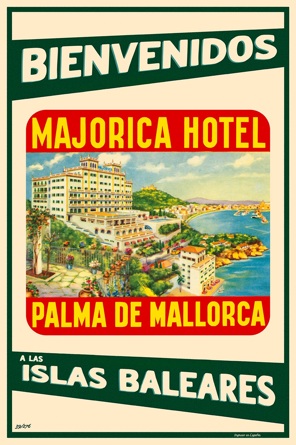 Majorica Hotel, Palma de Mallorca, 1950s.