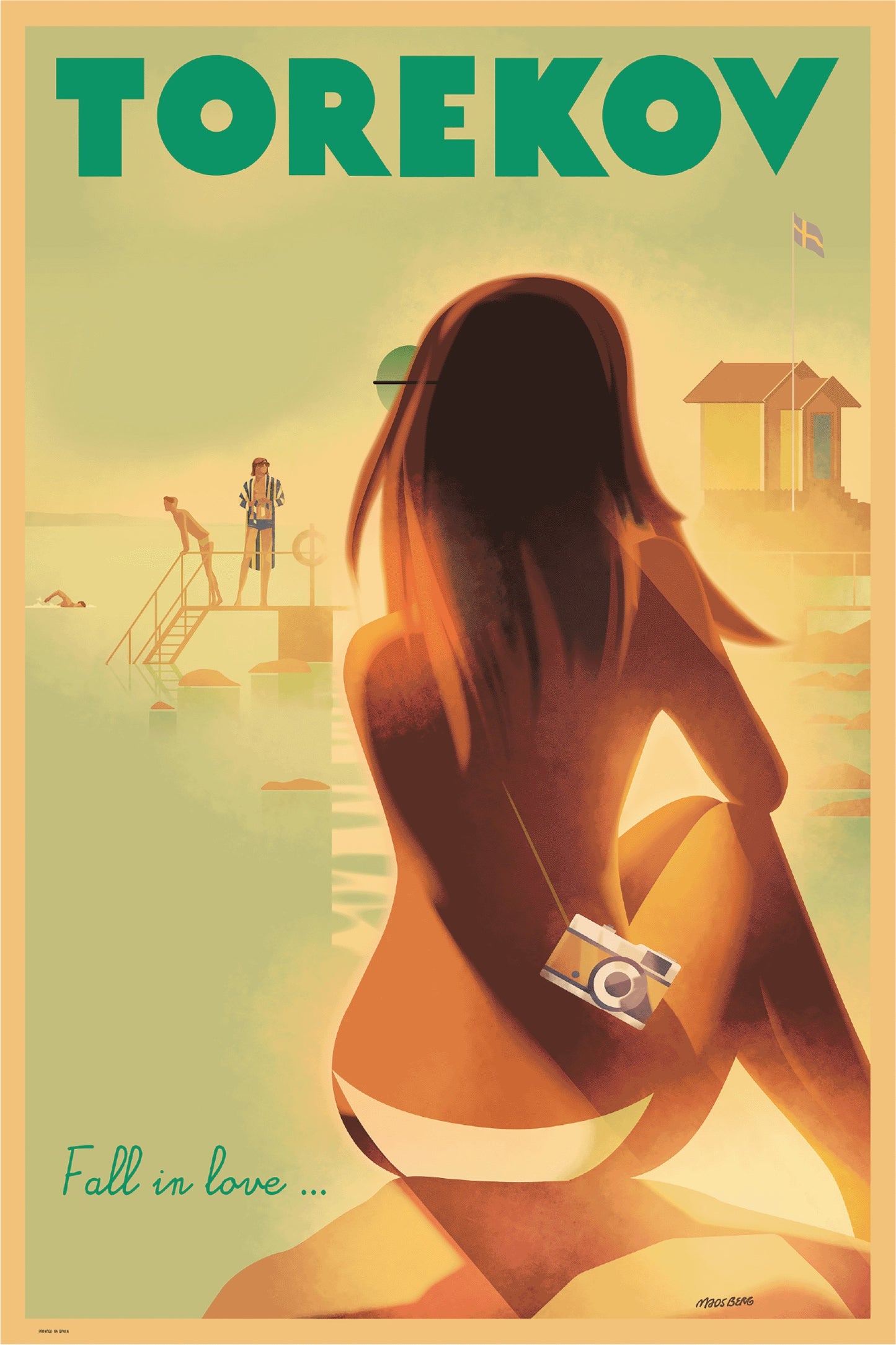 Torekov Swimmers, Sunrise, Morgonbryggan.