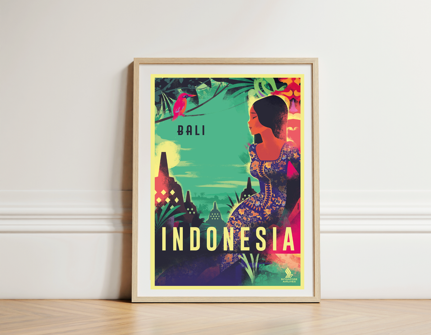 Indonesia, Bali, Singapore Airlines.