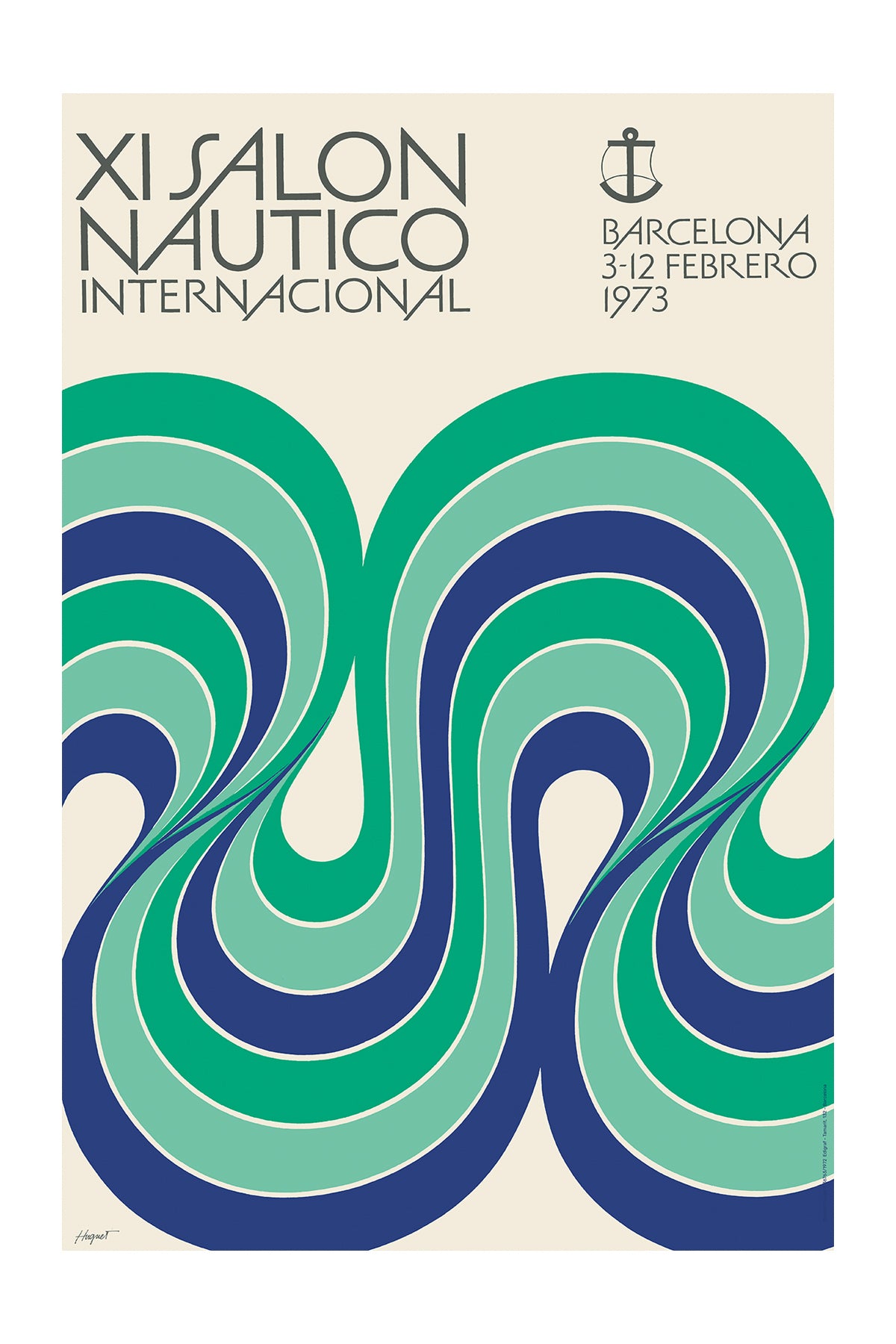 XI Salón Náutico Internacional, Barcelona, 1973.