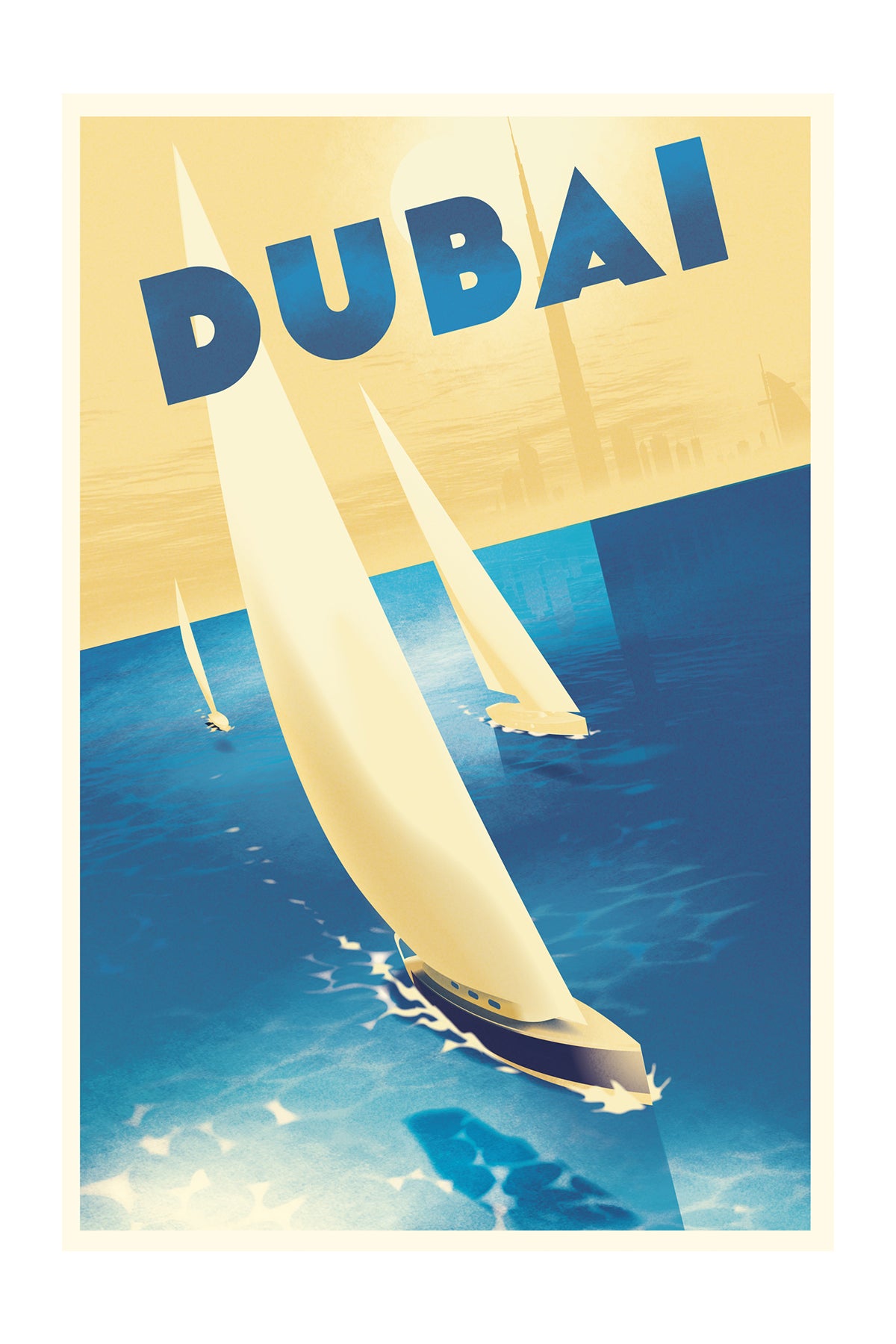 To the World Islands, Dubai, UAE.