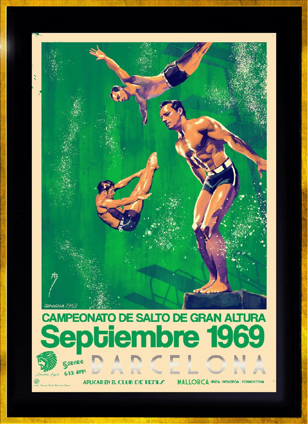 Campeonato de Salto, Barcelona, 1969.