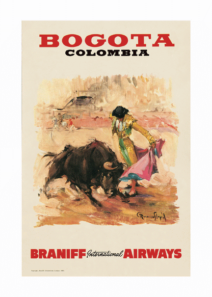 Bogota, Braniff International Airways, 1960s [Envite].