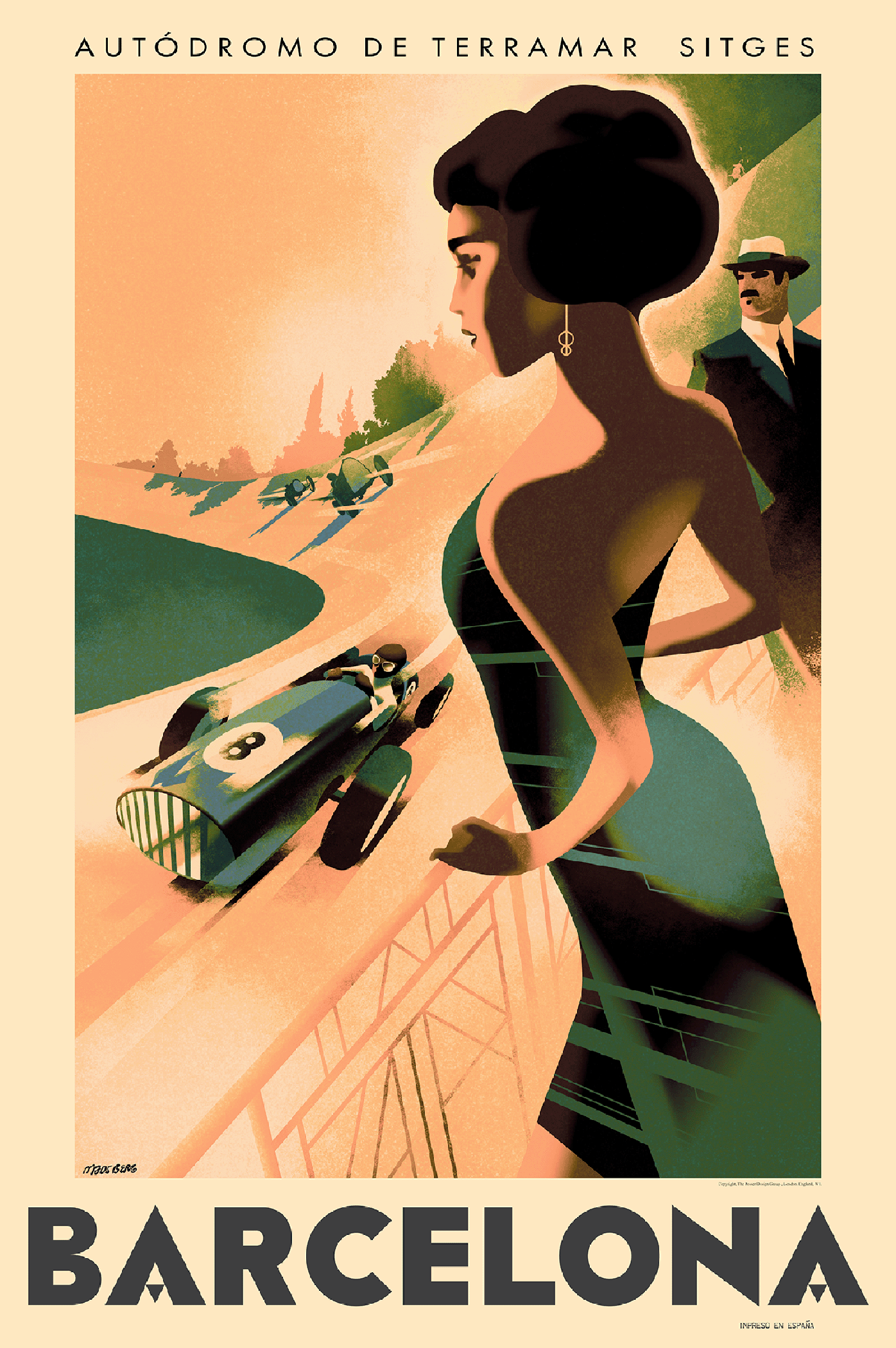 Divo, Autódromo de Terramar, Sitges, Barcelona, 1920s.