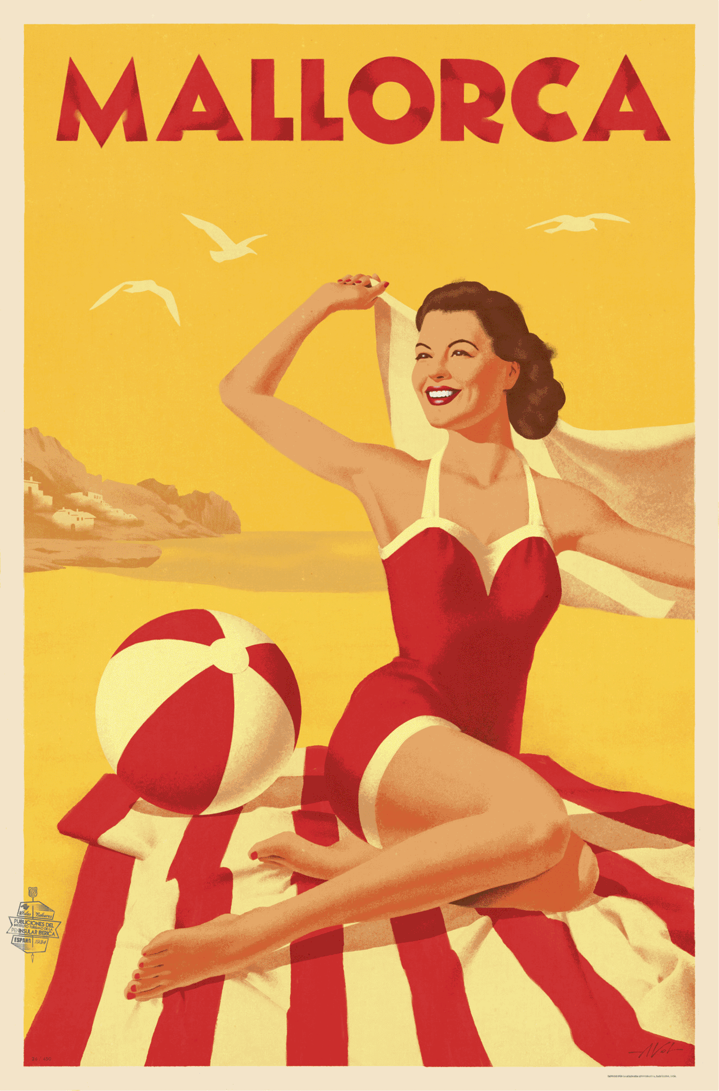 Allegra, Mallorca, Playa Canyamel, 1950s.