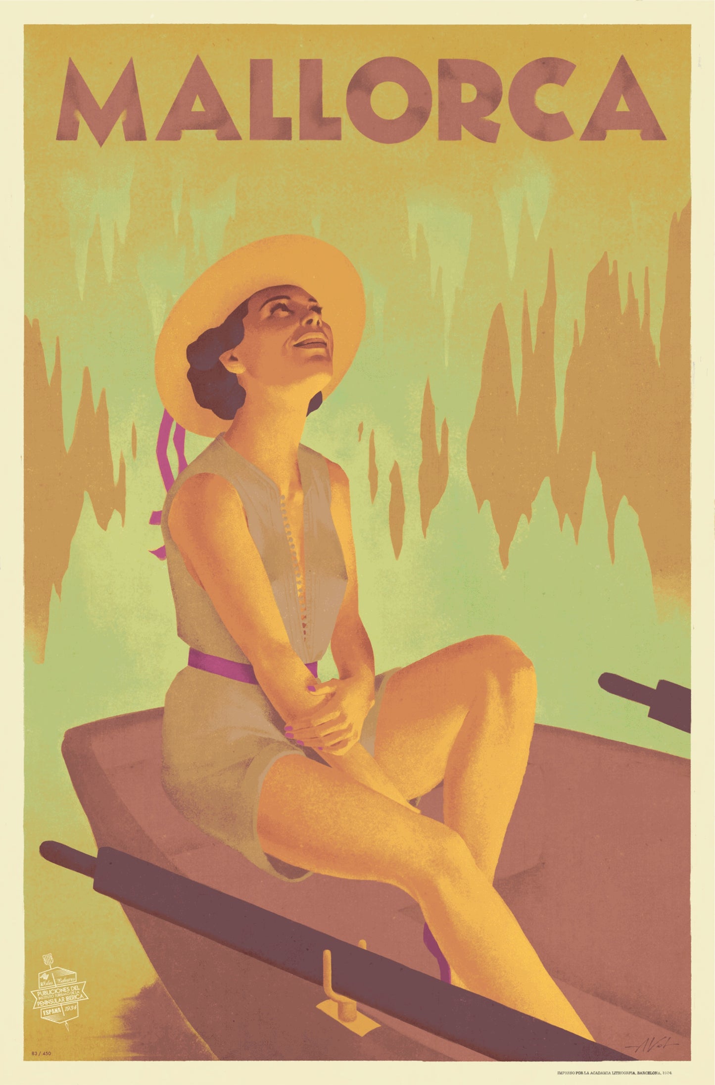 Maria, Cuevas Del Drach, 1950s.