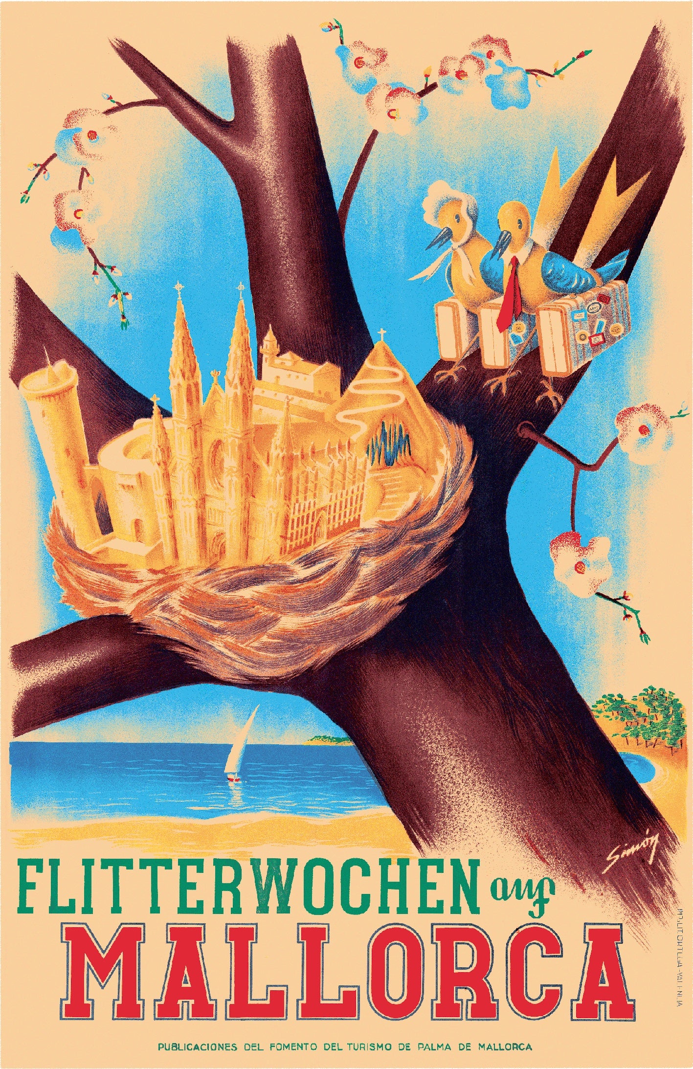 Flitterwochen Auf Mallorca, 1950s.