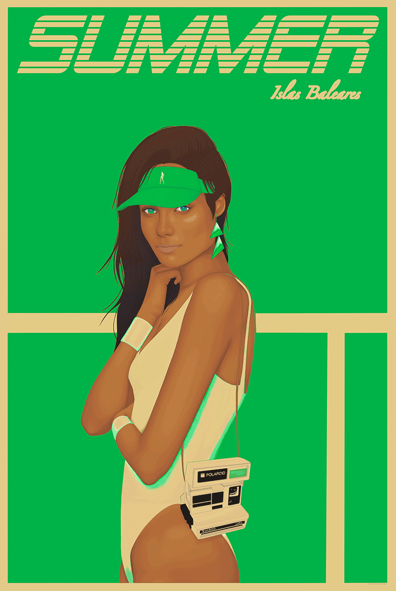 Polaroid Instamatic, Islas Baleares, 1980s.