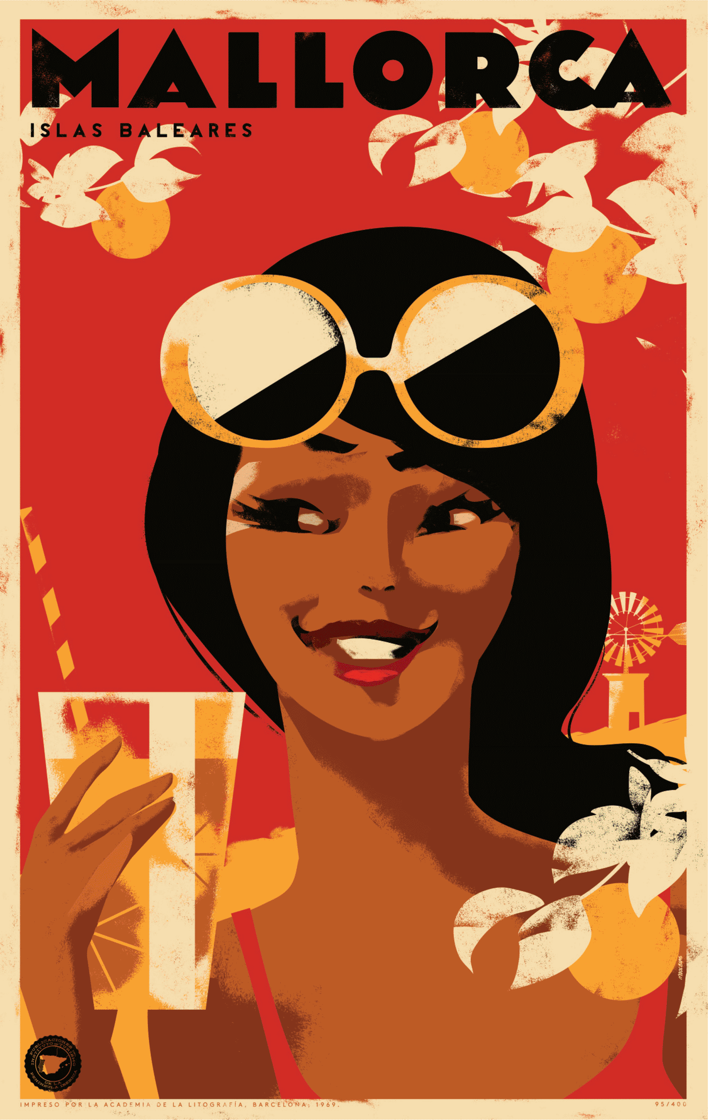 Molinos Y Naranjos, En Route From Soller To Es Trenc, 1960s.