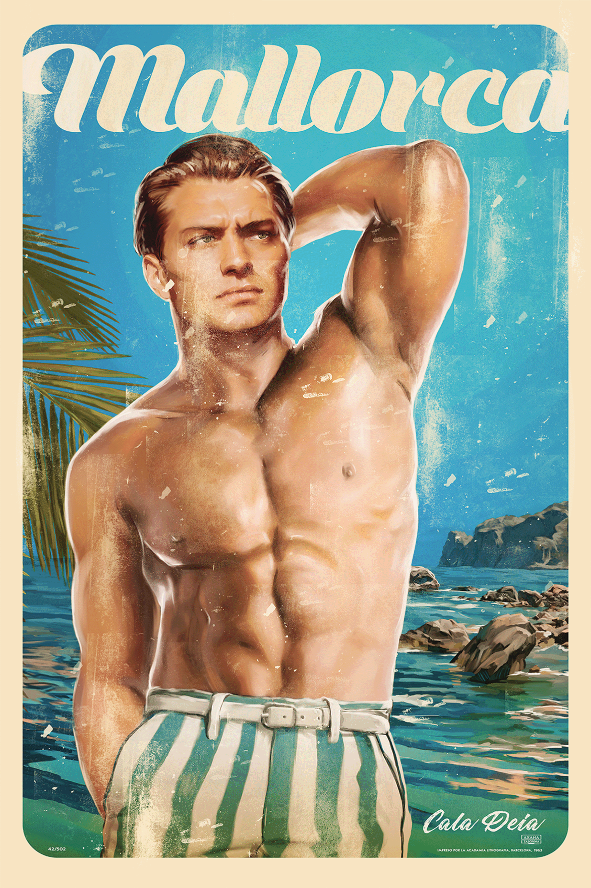 Nico, Deià, Mallorca, Islas Baleares, 1960s.