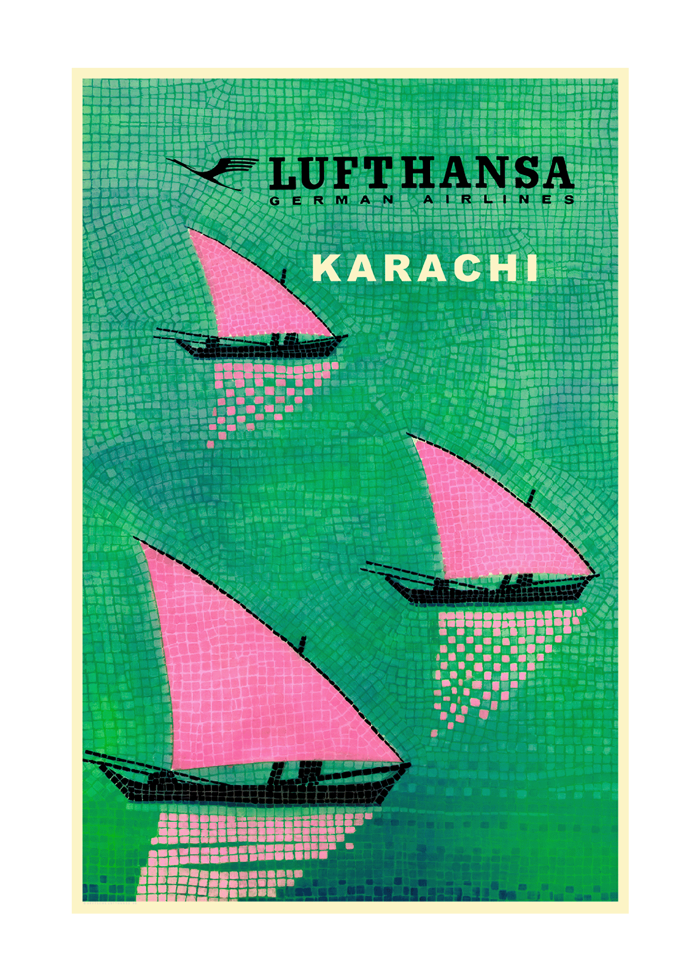 Lufthansa, Karachi [Pink Sails]