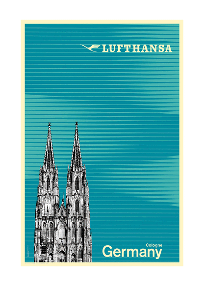 Lufthansa, Germany, 1970s [Cologne].