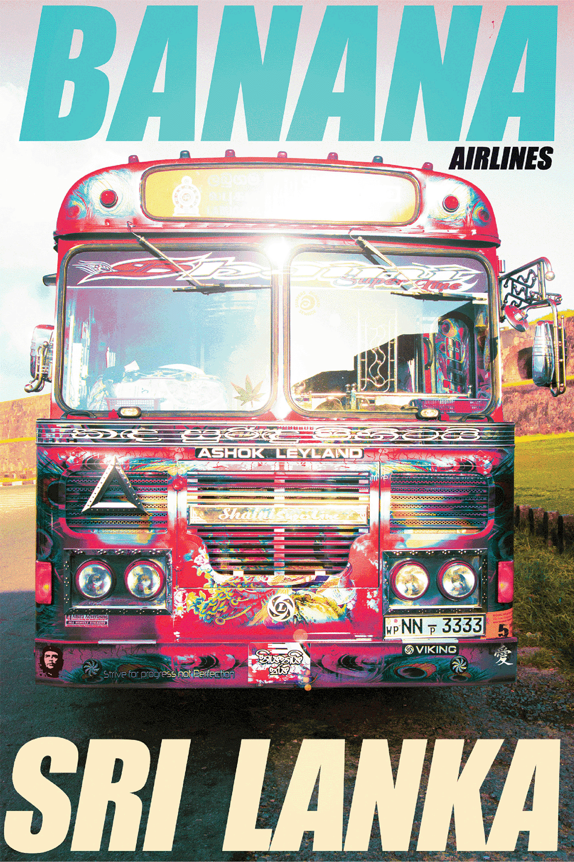 Bus Race, Banana Airlines "B" - (Galle-Mathara Coast Road), 1990s.