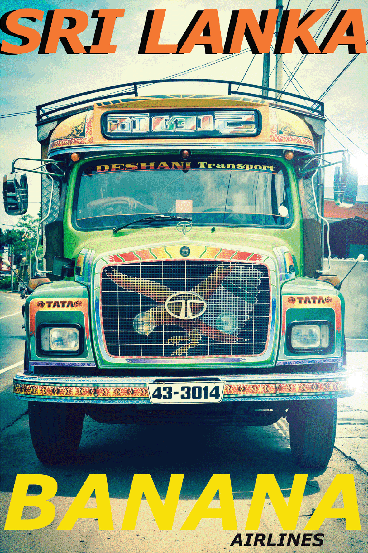Banana Airlines (Truck) - Negombo, 1990s.