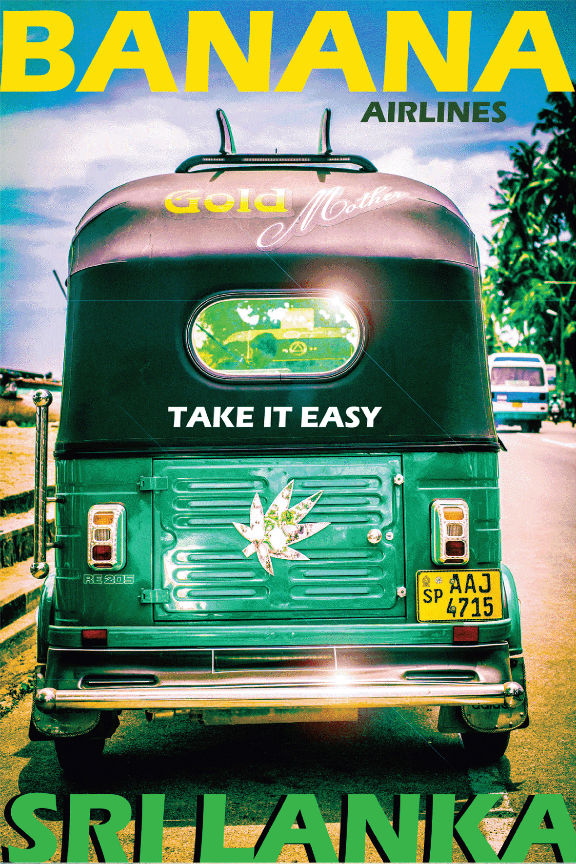 Tuk Tuk Law , Banana Airlines 'A', 1990s.