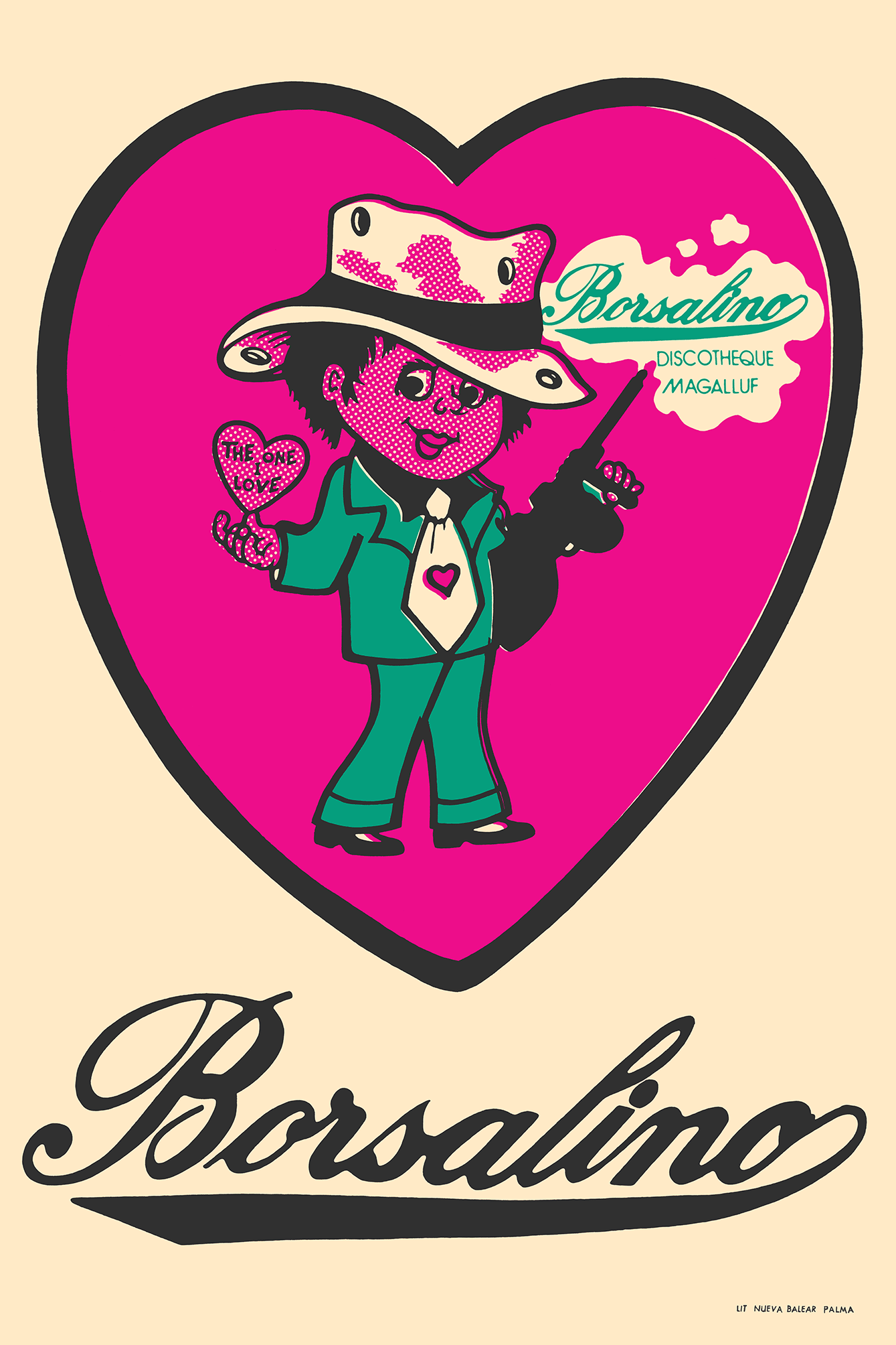 Borsalino Discotheque, Magaluf, Mallorca.