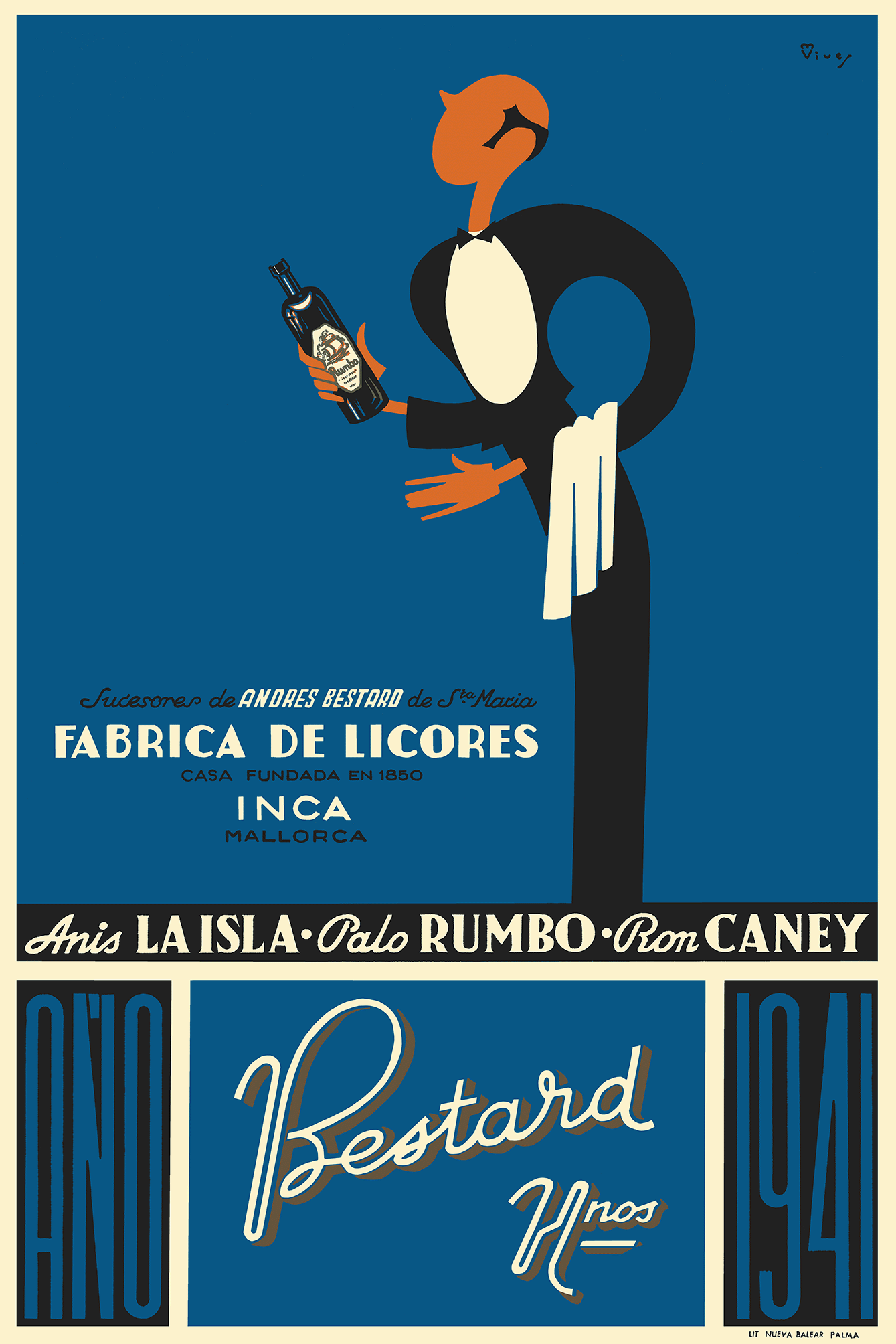 Bestard Hnos, Inca, Mallorca, 1941.