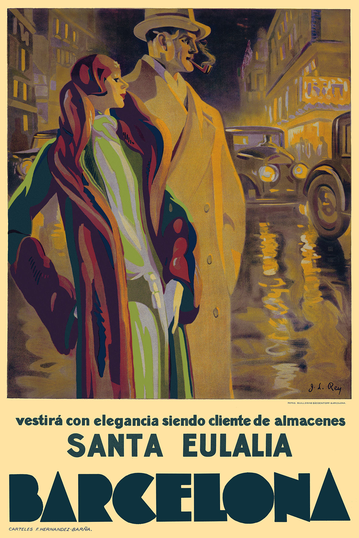 Lovers’ Night Out, Santa Eulalia, Barcelona, 1928.