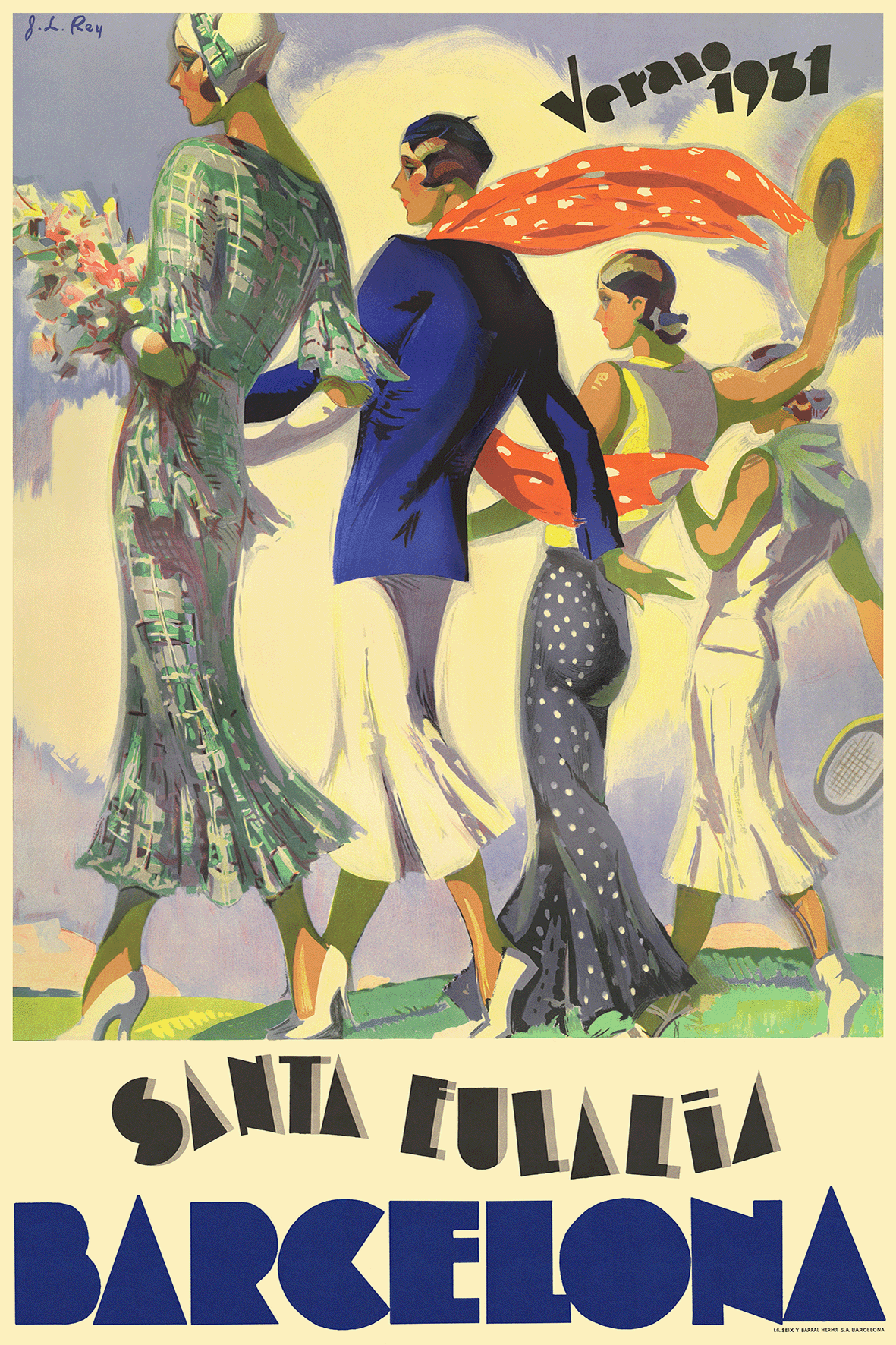 Med Woman, Santa Eulalia, Barcelona, Summer 1931.