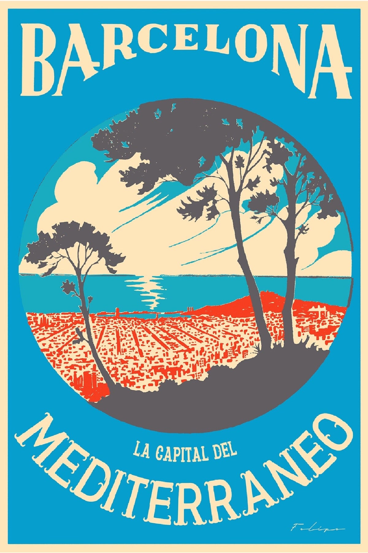 La Capital del Mediterraneo, Barcelona, 1930s.