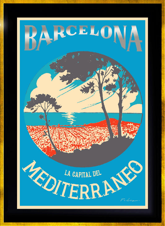 La Capital del Mediterraneo, Barcelona, 1930s..
