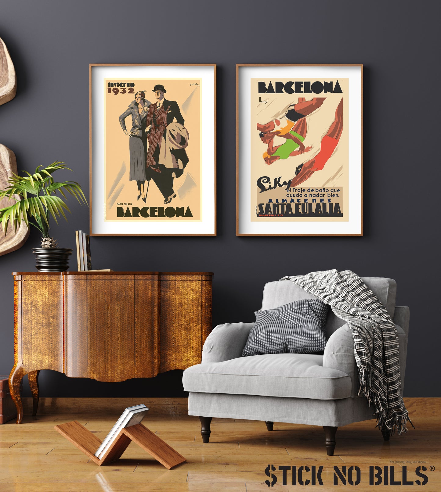 Med Swimmers, Siky, Santa Eulalia, Barcelona, 1930s.