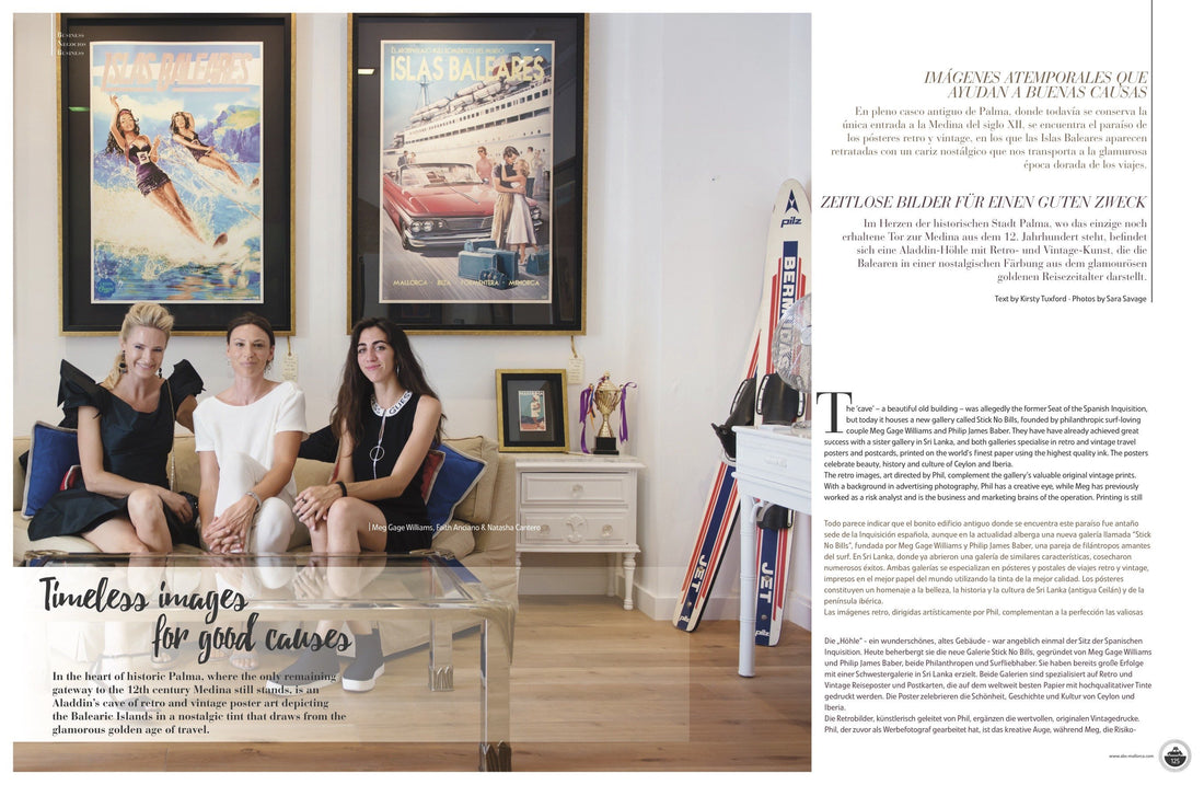Image of article reflecting on the Launch of Stick No Bills Iberia Flagship Gallery, in the heart of historic Palma