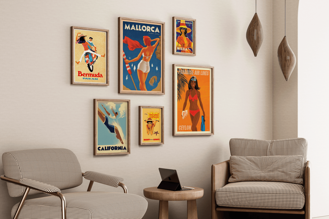 Dive into our Summer Collection with our Authentic Vintage Travel Posters and Fine Art Prints