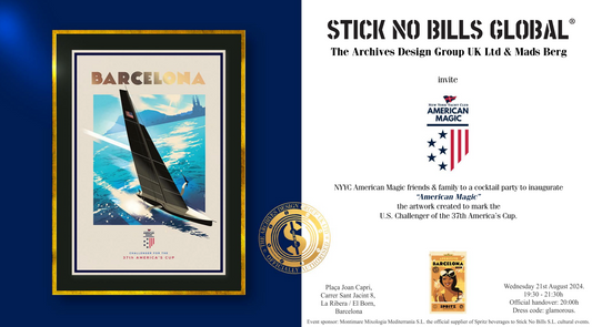 American Magic Event Invitation BCN - 2024