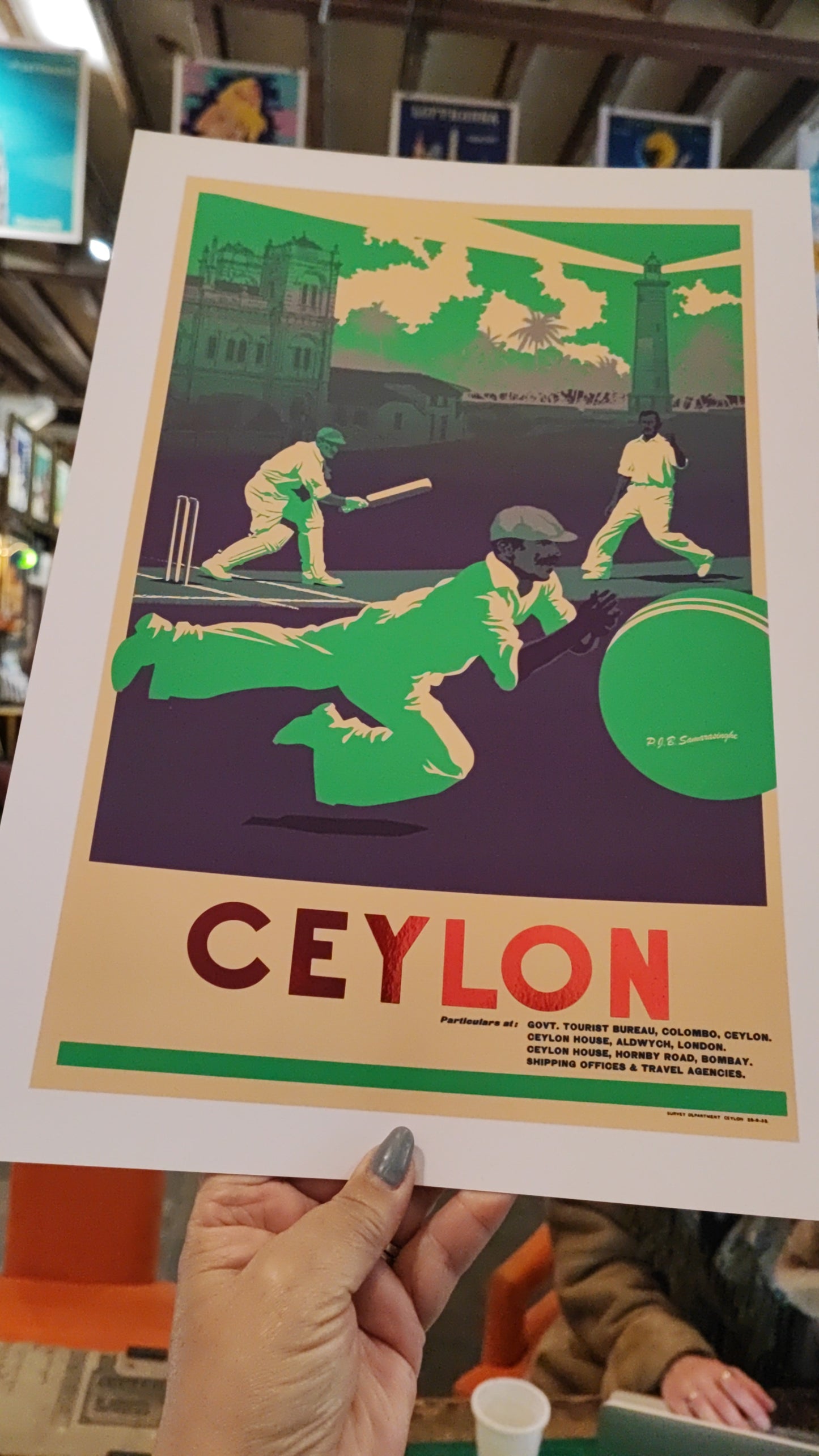 Bad Light - The Esplanade Galle Cricket Club, 1930s.