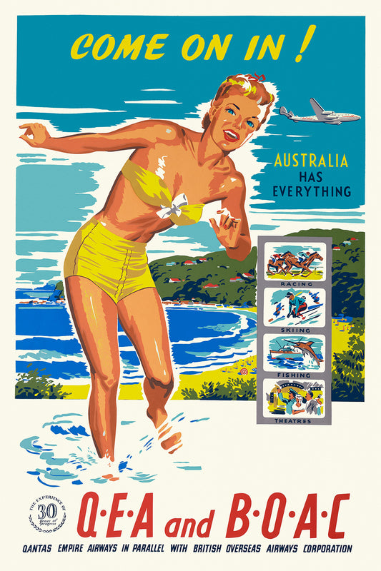 Australia has everything, Q.E.A. & B.O.A.C., 1960s. [Sports]