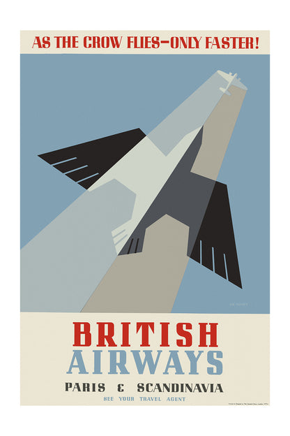 Paris & Scandinavia, British Airways, c.1937. [Crow]