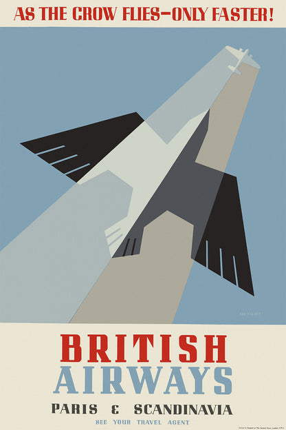 Paris & Scandinavia, British Airways, c.1937. [Crow]